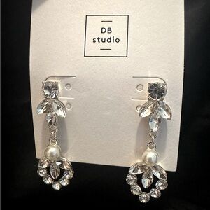 David's Bridal Earrings. Brand New with Tags. Never worn.
